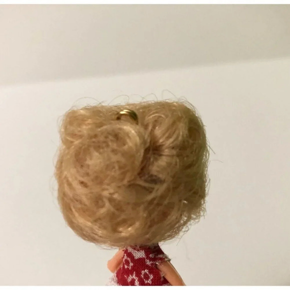 Vintage Liddle Kiddle Clone Doll Necklace Loop 2 Inch Tall - Picture 3 of 12